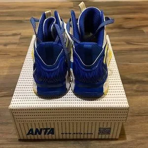 Anta KT2 Basketball Shoes Klay Thompson Warriors Size 10.5 Anta KT2 Klay Thompson Diamond Outdoor Basketball Shoes main image 4